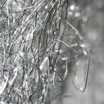 L'oblongue du vent en fils aluminium