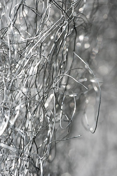 L'oblongue du vent en fils aluminium