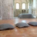 Le sommeil du vent / Ici repose le vent métal, fils aluminium - cuir