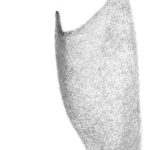 La coulée du vent métal, fils aluminium 2250 x 150 x 6 cm