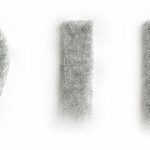 Les 3 formes du vent métal, fils d'aluminium 25 cm de haut +- chaque
