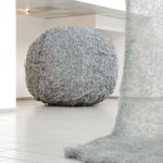 Tumbleweed 2 / Le voile au vent métal, toile et fils aluminium ø 200 cm