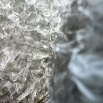 Tumbleweed 2 / Le voile au vent métal, toile et fils aluminium ø 200 cm
