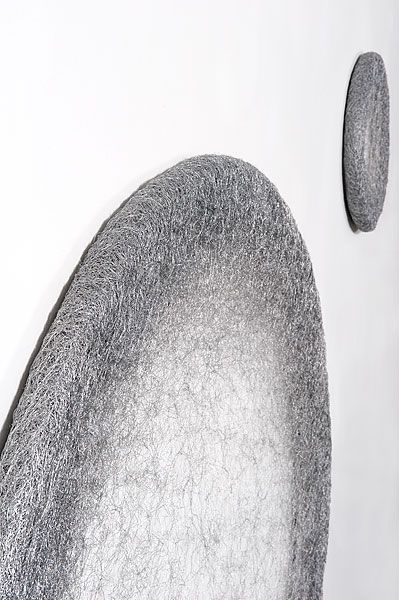 La ronde du vent détail métal, fils aluminium ø 120 cm - ø 50 cm
